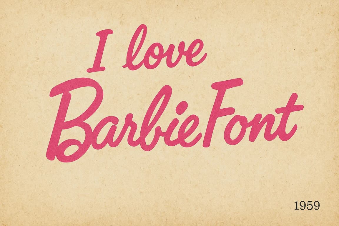 Barbie Font Fun - Barbie Logo Design